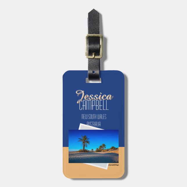 Étiquette À Bagage Nature LT08-0426  (Devant Vertical)