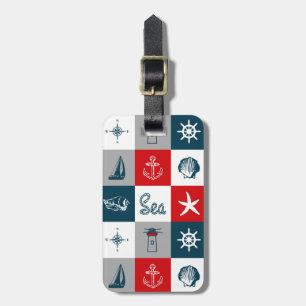 Étiquette À Bagage Nautical themed design