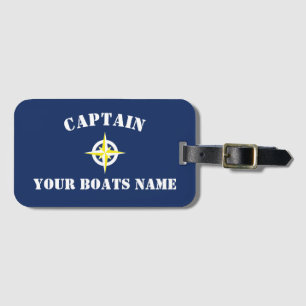 Étiquette À Bagage Navires capitaine boussole nautique