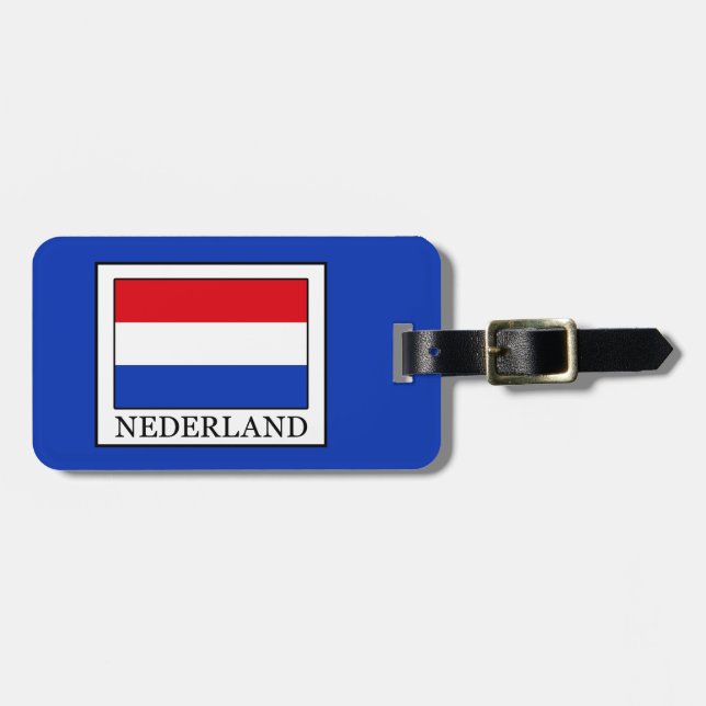 Étiquette À Bagage Nederland (Devant horizontal)