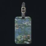 Étiquette À Bagage Nénuphars de Claude Monet, Fleurs Vintages<br><div class="desc">Nénuphar (1916) par Claude Monet. Water Lilies est un impressionisme vintage de peinture florale d'art. Jardin fleuri de la saison de printemps de Monet à Giverny, France. Ce paysage est l'une des nombreuses variations de peintures de nénuphars que Monet peint par son étang. À propos de l'artiste : Claude Monet...</div>