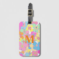 Neon Retro Floral Rose