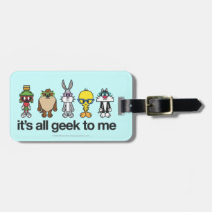 Étiquette À Bagage Nerds LOONEY TUNES™ - Tous Geeks pour moi
