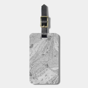 Étiquette À Bagage New York : Train d'EL, C1878