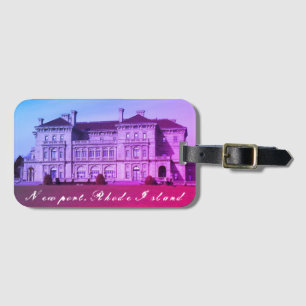 Étiquette À Bagage Newport, RI Gîte d'été âge doré