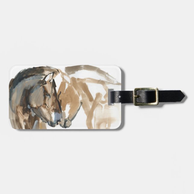 Étiquette À Bagage Nez à flairer (Devant horizontal)