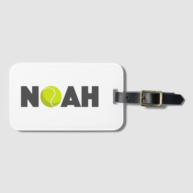 Étiquette À Bagage Noah Tennis (Devant Horizontal)