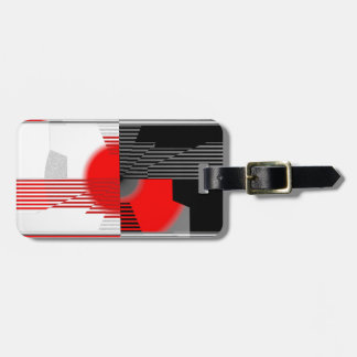 Étiquette À Bagage Noir et blanc rencontre la version rouge 4