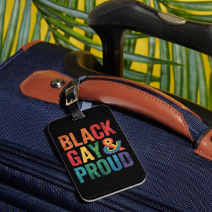 Étiquette À Bagage Noirs gays et fiers LGBTQ Noirs queers