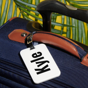Étiquette À Bagage Nom de Kyle Mens,