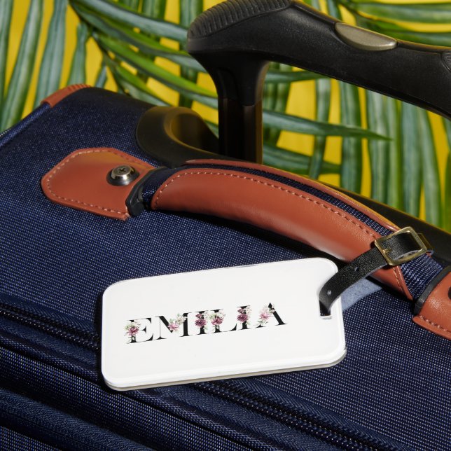 Étiquette À Bagage Nom Emilia (Insitu Rectoal 3)