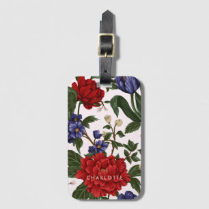 Étiquette À Bagage Nom floral
