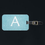 Étiquette À Bagage Nom Monogramme Pailleté Bleu Sarcelle<br><div class="desc">Étiquette de Bagage Monogramme Pailleté Bleu Sarcelle Aqua Glace avec Nom et Initiale. Cette étiquette de bagage est parfaite pour la rentrée scolaire, le travail ou les voyages. L'étiquette de bagage fait également un excellent cadeau pour les mariages, les anniversaires, les enterrements de vie de jeune fille, les lunes de...</div>