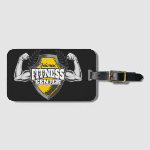Étiquette À Bagage Nom personnalisé Muscle Fitness Trainer Gym