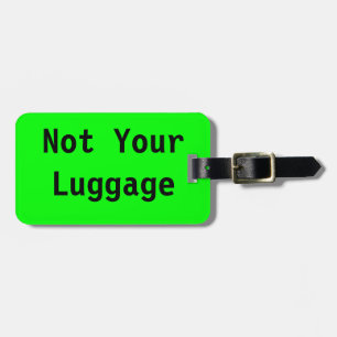 Étiquette À Bagage Non votre étiquette de bagage