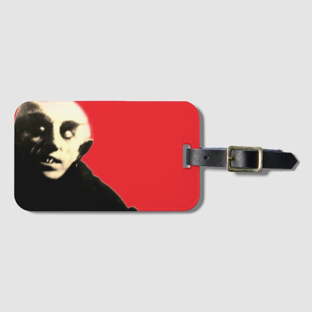 Étiquette À Bagage Nosferatu (Devant Horizontal)