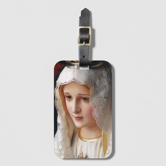 Étiquette À Bagage Notre Madame d'étiquette de bagage de Fatima (Devant Vertical)