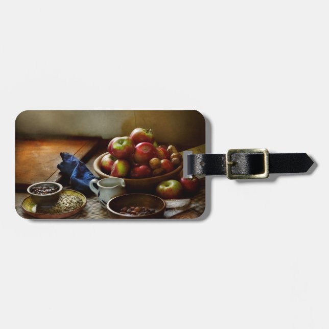 Étiquette À Bagage Nourriture - Fruit - Prêt pour le petit déjeuner (Devant horizontal)