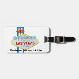 Étiquette À Bagage Nous nous sommes enfuis pour se marier à Las Vegas