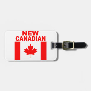 ÉTIQUETTE À BAGAGE NOUVEAU CANADIEN