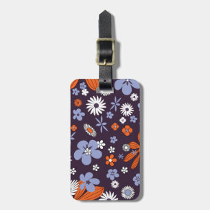 Étiquette À Bagage Nouveau design Floral Indie Flower Dessin Aesth