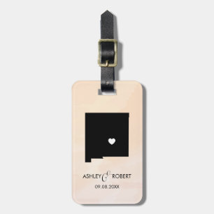 Étiquette À Bagage Nouveau-Mexique Carte Mariage bagage balise, cadea
