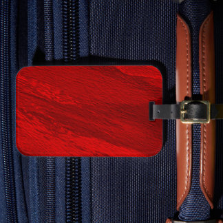 Étiquette À Bagage nuances diagonales Abstraites de conception rouge