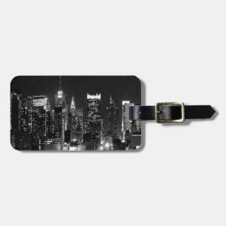 Étiquette À Bagage Nuit à New York