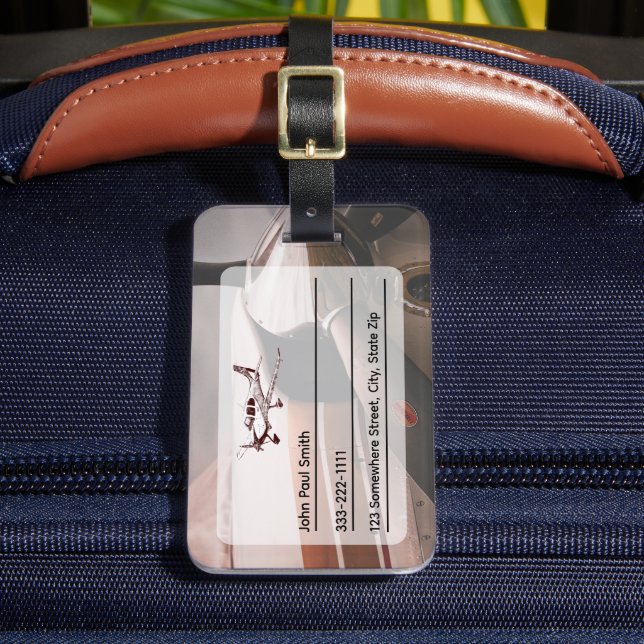 Étiquette À Bagage Numéro d'identification du style d'aviation pour l (Insitu Rectoal 2)