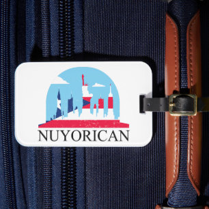 Étiquette À Bagage Nuyorican Pride New York Porto Rico Heritage