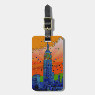 Étiquette À Bagage NYC psychédélique : ESB #3