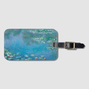 Étiquette À Bagage Nymphéas par Claude Monet Peinture d'art fin