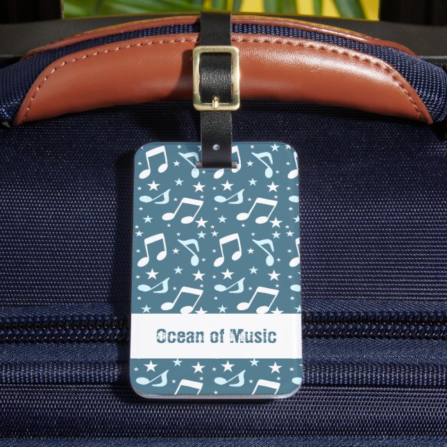 Étiquette À Bagage Océan de musique modelé (Insitu Rectoal 2)