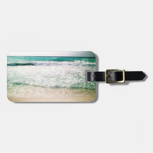 Étiquette À Bagage Ocean Waves Luggage Tag (Devant horizontal)