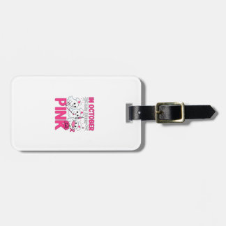 Étiquette À Bagage Octobre, nous portons le rose Infirmière Sensibili