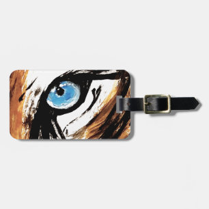 Étiquette À Bagage Oeil de tigre du Bengale