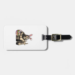 Étiquette À Bagage Œuf de Pâques drôle de Bigfoot Rock Sasquatch Jour