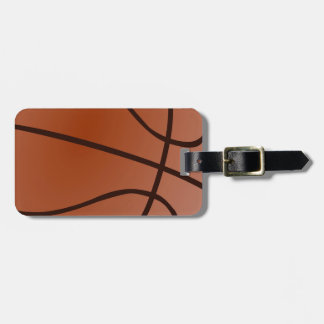 Étiquette À Bagage Oeuvre de basket-ball