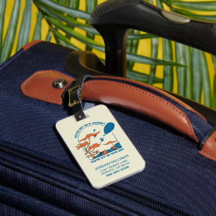 Étiquette À Bagage Oh, les endroits où tu iras ! "En route pour un vo