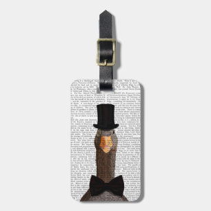 Étiquette À Bagage Oie distinguée 2