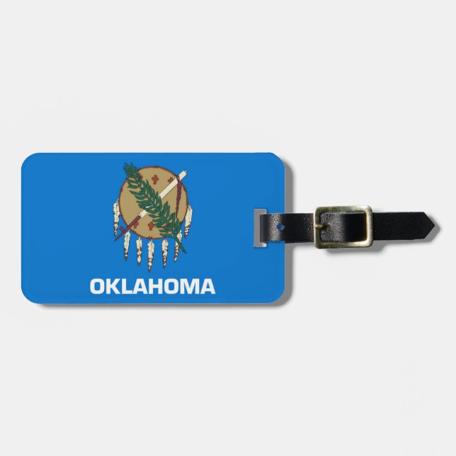 Étiquette À Bagage Oklahoma (Devant horizontal)