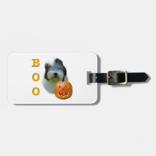 Étiquette À Bagage Old English Sheepdog Halloween Boo