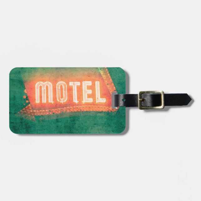 Étiquette À Bagage Old Motel (Devant horizontal)