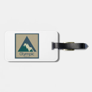 Étiquette À Bagage Olympic National Park Rustique
