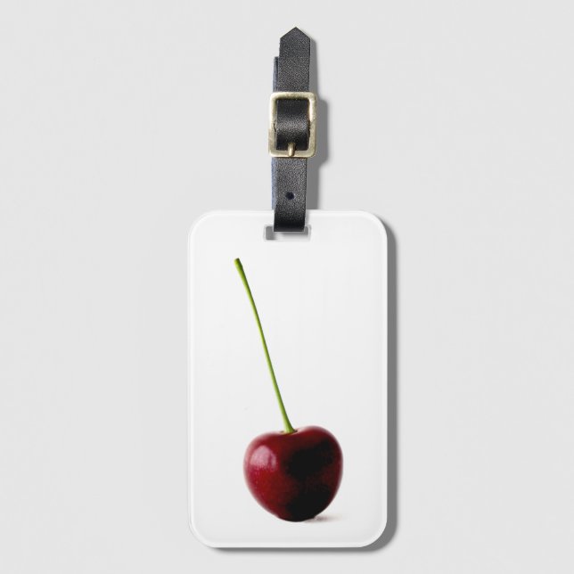 Étiquette À Bagage One Sweet Cherry bc ltcnm (Devant Vertical)