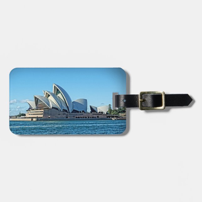 Étiquette À Bagage Opéra de Sydney - étiquette de bagage (Devant horizontal)