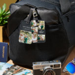 Étiquette À Bagage Or moderne famille multi photo élégant or noir<br><div class="desc">Moderne or multi photo famille élégant design or noir. Idéal anniversaire réfléchi,  jour des mères,  Fête des pères ou cadeau de Noël.</div>
