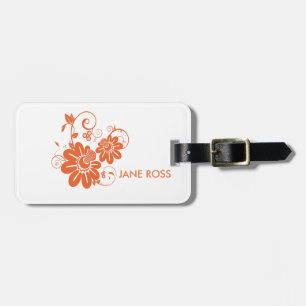 Étiquette À Bagage Orange Blossom