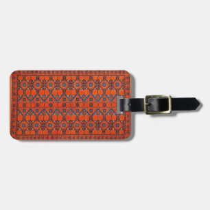 Étiquette À Bagage Oriental Perse Turc Motif