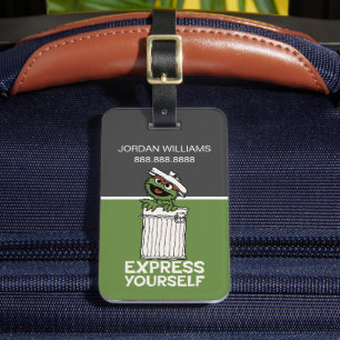 Étiquette À Bagage Oscar le Groupement Express Vous-même Ajouter de